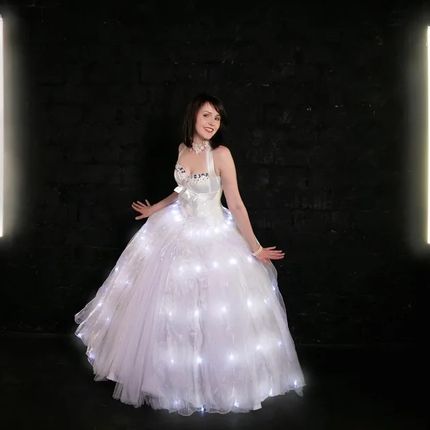 Светодиодная юбка для невесты