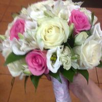 Букет невесты нежно-розовый