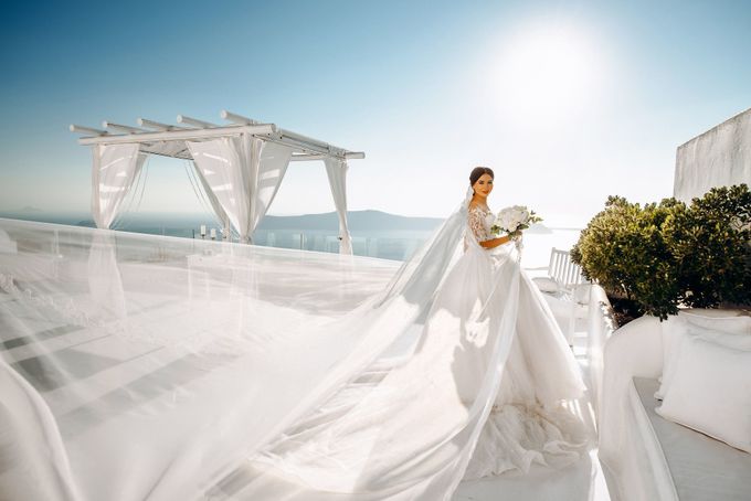 Моя чудесная свадьба на острове Санторини в Греции