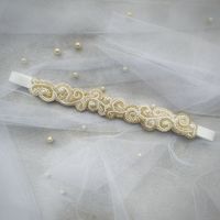 Подвязка для невесты из бисера