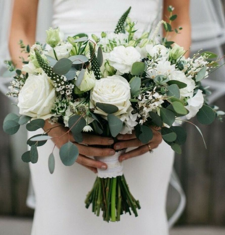 Свадебные букеты из свежесрезанных цветов