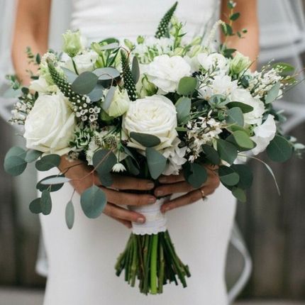 Свадебные букеты из свежесрезанных цветов