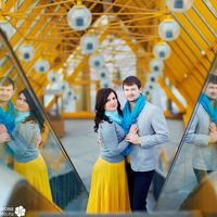 Зимняя лавстори в ярких красках