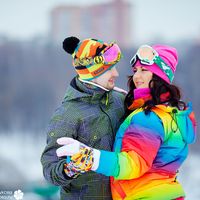 Зимняя лавстори в ярких красках