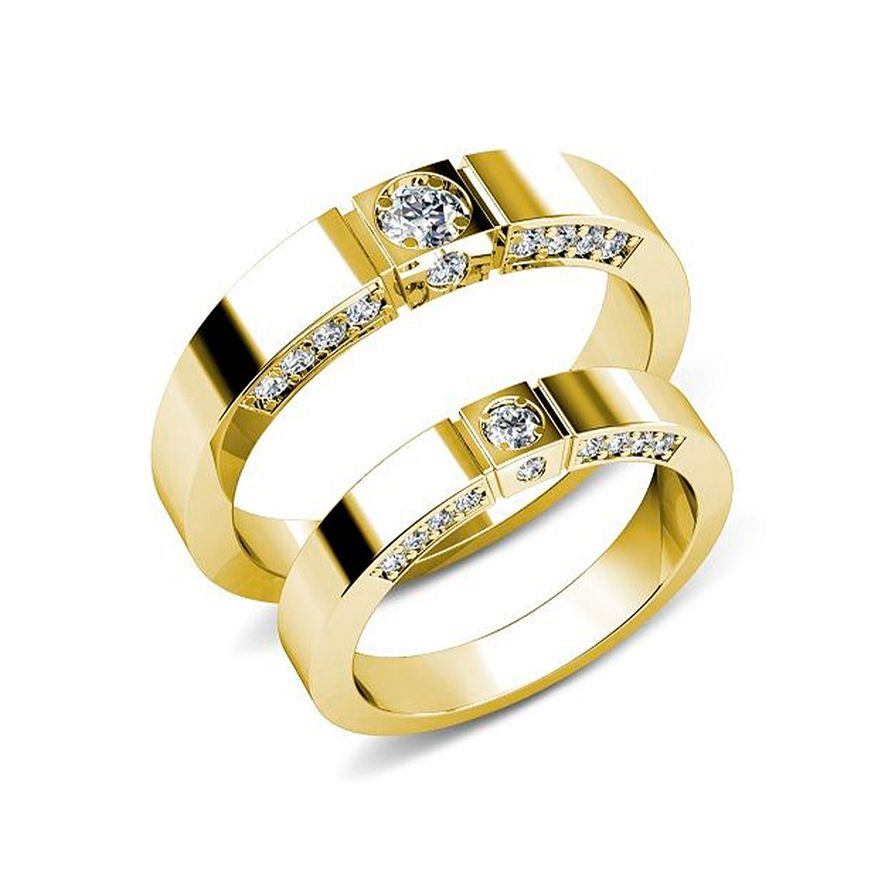 Обручальные кольца из золота на заказ