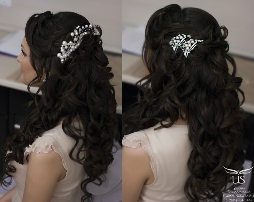 Large Rhinestone Floral Bridal Hair Comb Bridal hair comb vintage, Vintage brida
