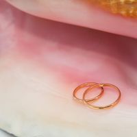 Ракушка с кольцами Сергея и Вероники на свадьбе в Доминикане