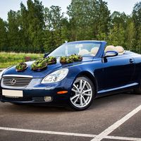 Только у нас! КАБРИОЛЕТ Lexus SC430! 3500 рую/час. На автомобилей экономичный вариант украшения свадебной колонны живыми цветами!