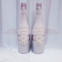 Декор свадебных бутылок - артикул 13