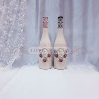 Декор свадебных бутылок - артикул 23