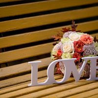 Буквы и слова на свадьбе
