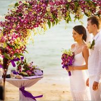 Европейская свадебная церемония в Таиланде