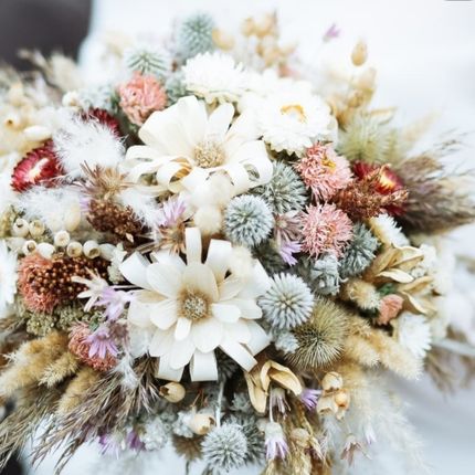 Букет невесты из сухоцветов 