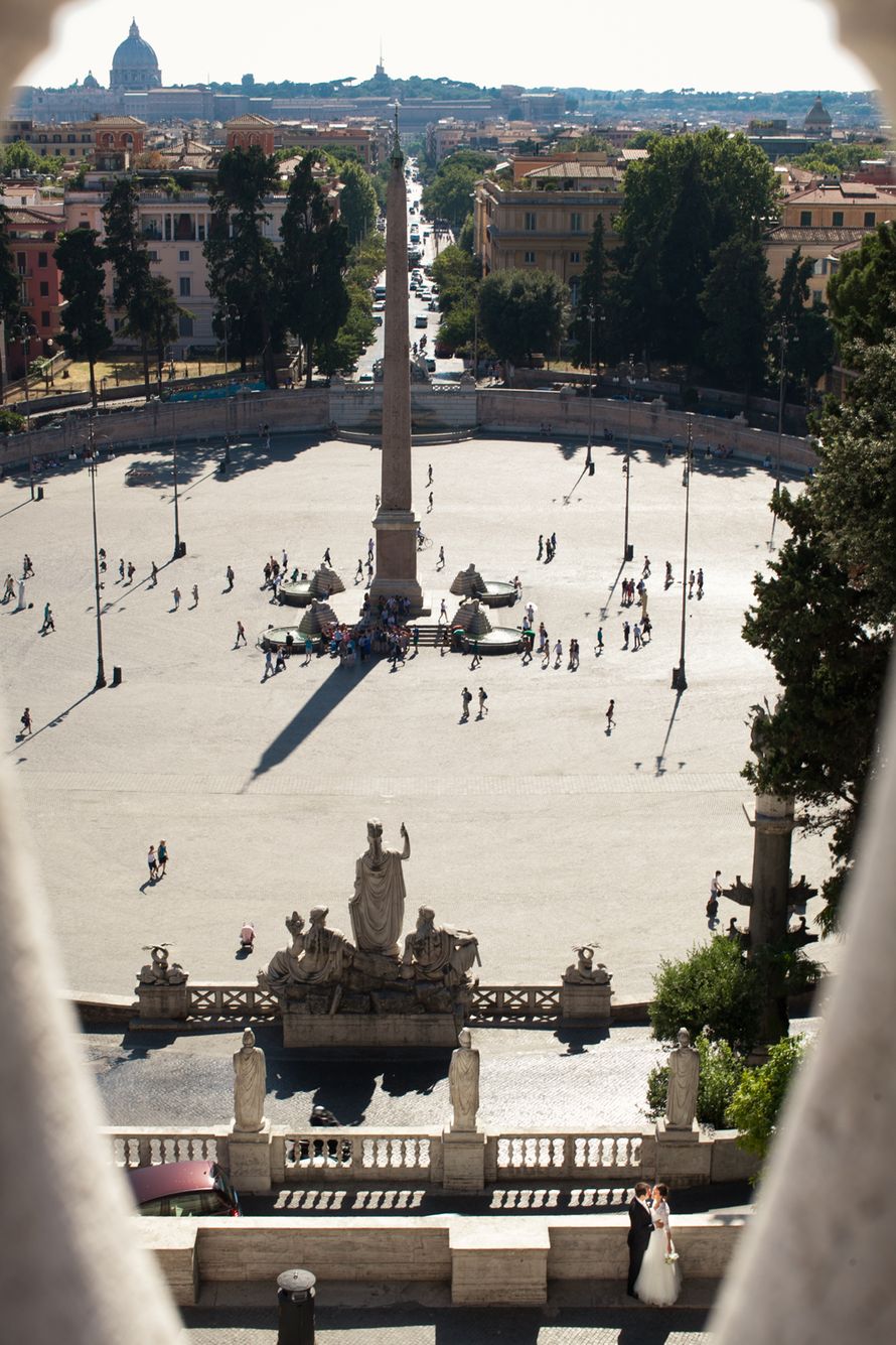 Италия, Рим. Вид на Piazza del Popolo (Пьяцца дель Пополо) - Народная площадь - фото 1536597 Фотограф Татьяна Малышева