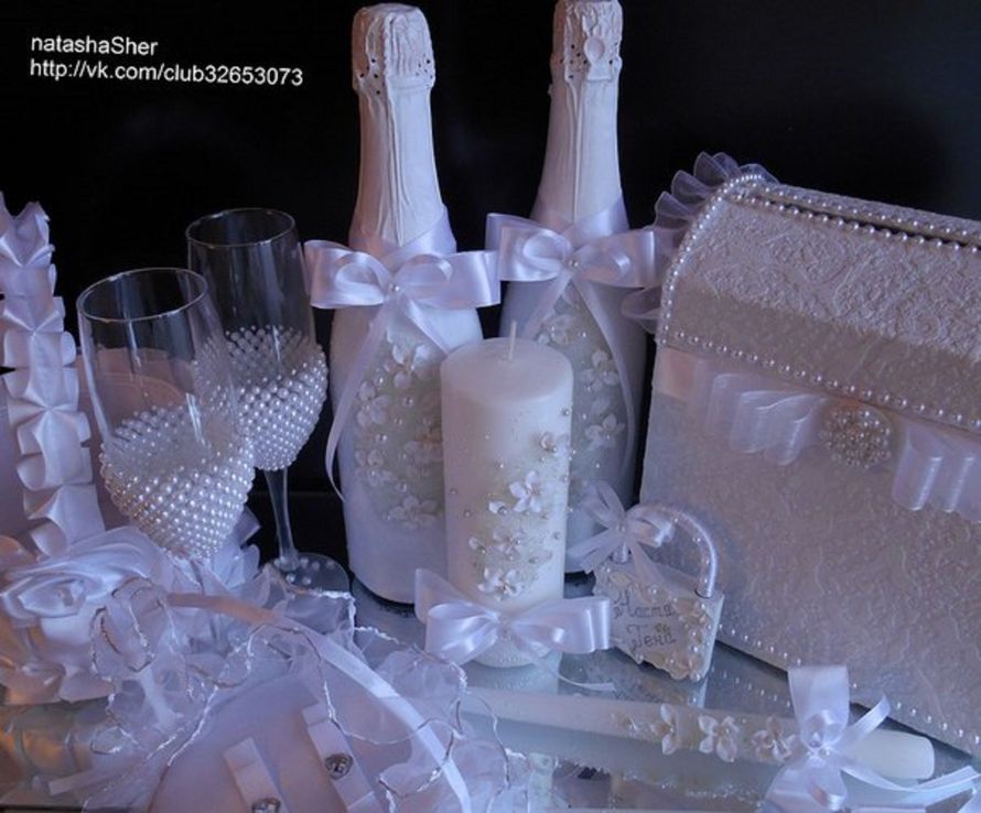 Фото 3337889 в коллекции Свадебные аксессуары ручной работы -  Свадебный декор от Натальи Шеремет