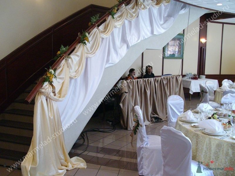 Фото 25809 в коллекции Оформление свадьбы тканями - Студия праздника "Мармелад"