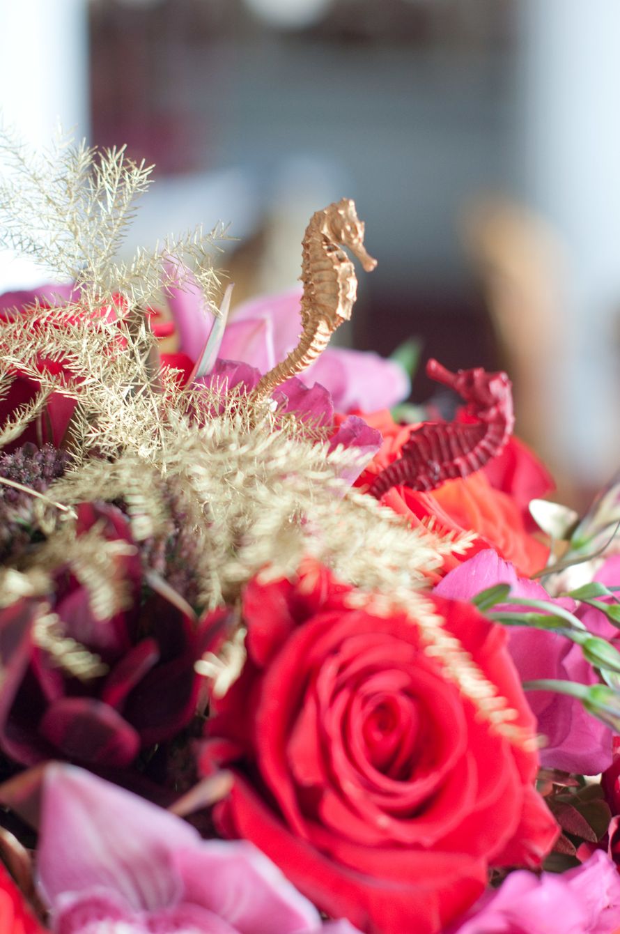 морские коньки декор свадьбы - фото 15795532 Студия флористики и декора "Глориоза"