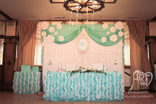 мятная свадьба - фото 4027365 Art-idea - флористика и декор