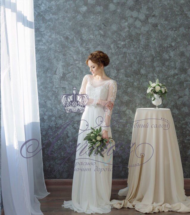 Свадебное платье в стиле ампир А1377	