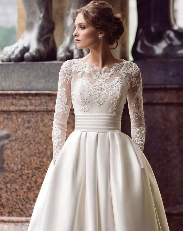 Свадебное платье со шлейфом А1746
