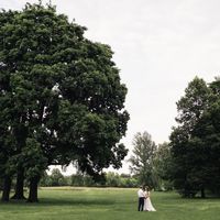 свадебная прогулка на природе