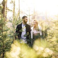 Свадьба ранней весной персиковое платье невесты