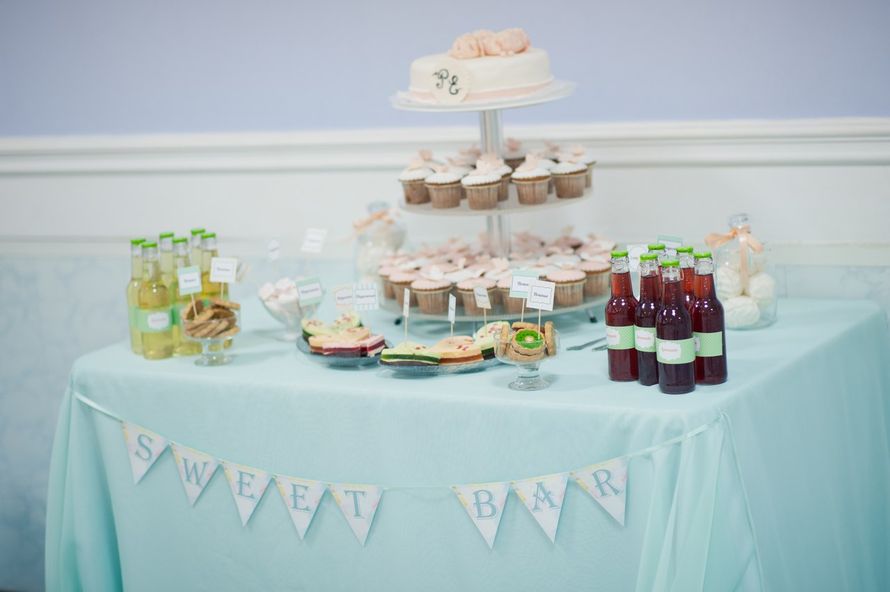 Свадьба в стиле "Шебби-шик",оформление свадьбы в мятно-персиковых тонах,Тамбов,кенди-бар - фото 1651355 Студия организации свадеб Art Wedding