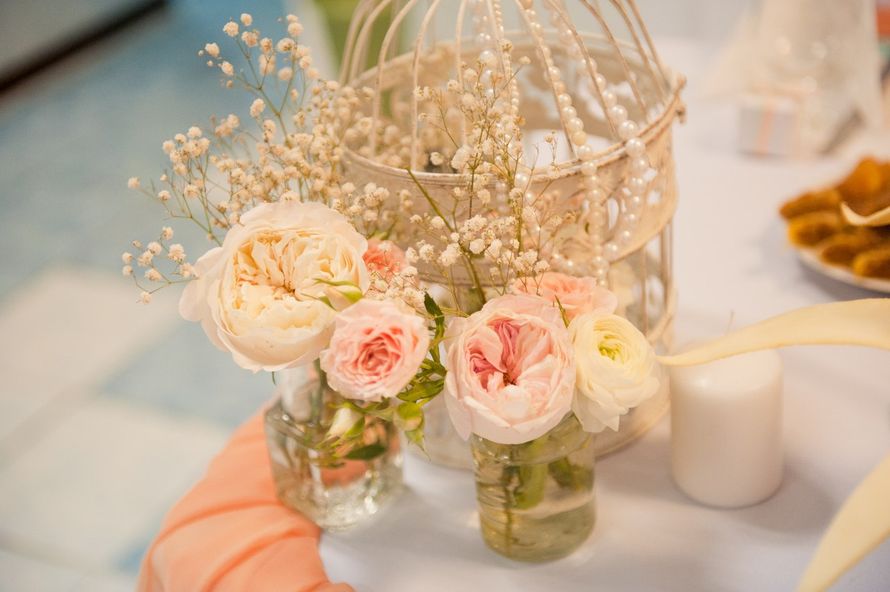 Свадьба в стиле "Шебби-шик",оформление свадьбы в мятно-персиковых тонах,Тамбов - фото 1651367 Студия организации свадеб Art Wedding