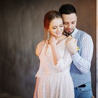 Фотограф: Забелина Дарья 

Организация и координация: 
Флористика и декор: 
Стилист: 
Украшения: 
Будуарное платье: 
Свадебное платье: 
Полиграфия: 