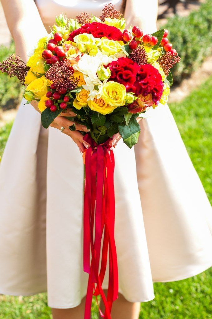 Букет невесты
свадебная флористика
 - фото 9191794 Парикмахер - визажист Алла Зинченко