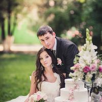 Свадьба с декором в розовых тонах