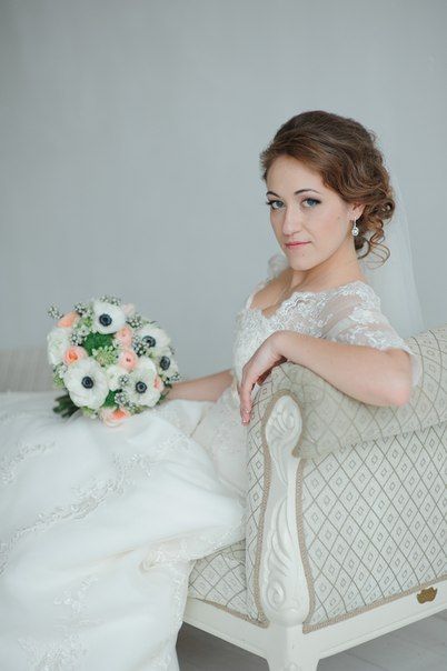 Фото 2163314 в коллекции Мои невесты. Причёски/макияж - Аня Баранова - свадебный стилист