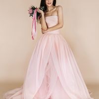 Розовое свадебное платье White by Vera Wang vw351178 blush