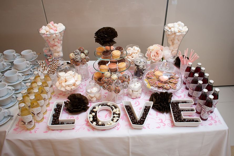 Сладкий стол candy bar тарелки LOVE Свадьба Анатолия и Светланы 2.05.2014 года Свадебный распорядитель Ксения Лето - фото 2339222 Just Mood - свадебное агентство