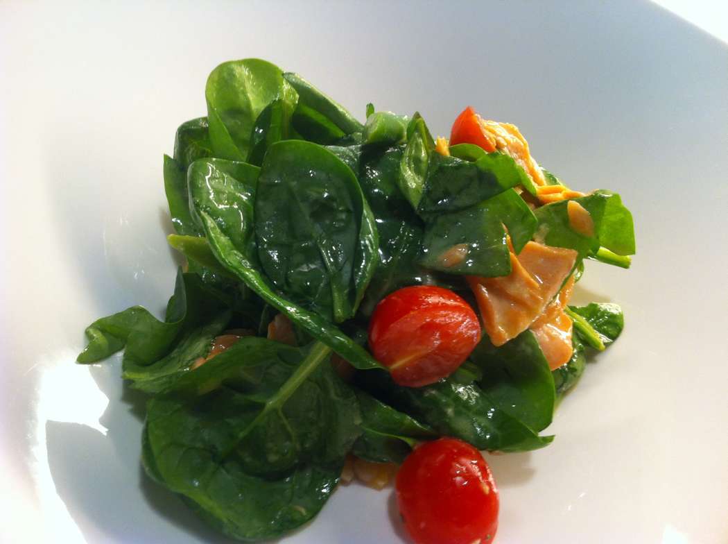 Салат из чечевицы и лосося для кулинарного блога тети Груши - фото 5014967 Гастрономическое ателье "Груша"