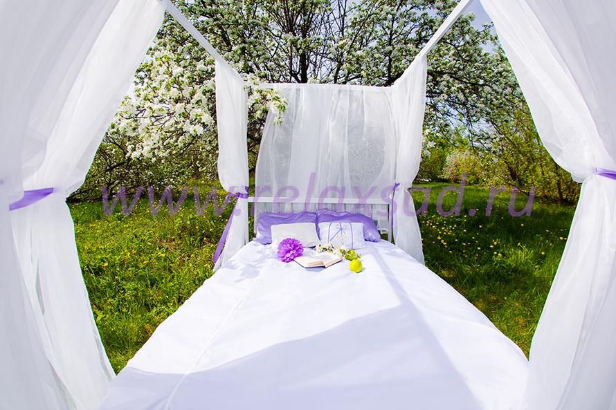 Аренда для романтических фотосессий и садебных церемоний - фото 2462947 RelaxSad - Кровать "Баунти" для фотосессии