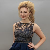 Объемный хвост из локонов+ макияж