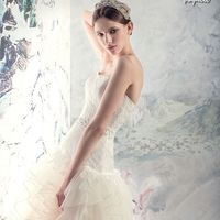 1651L «Гудзон» коллекция Papilio 2016  "Swan Princess"

Легкое и необыкновенно воздушное платье выполнено из нежнейшего тюля и роскошного французского кружева шантильи. Платье корсетного типа с заниженной линией подреза. Необычная пышная юбка со сложными 