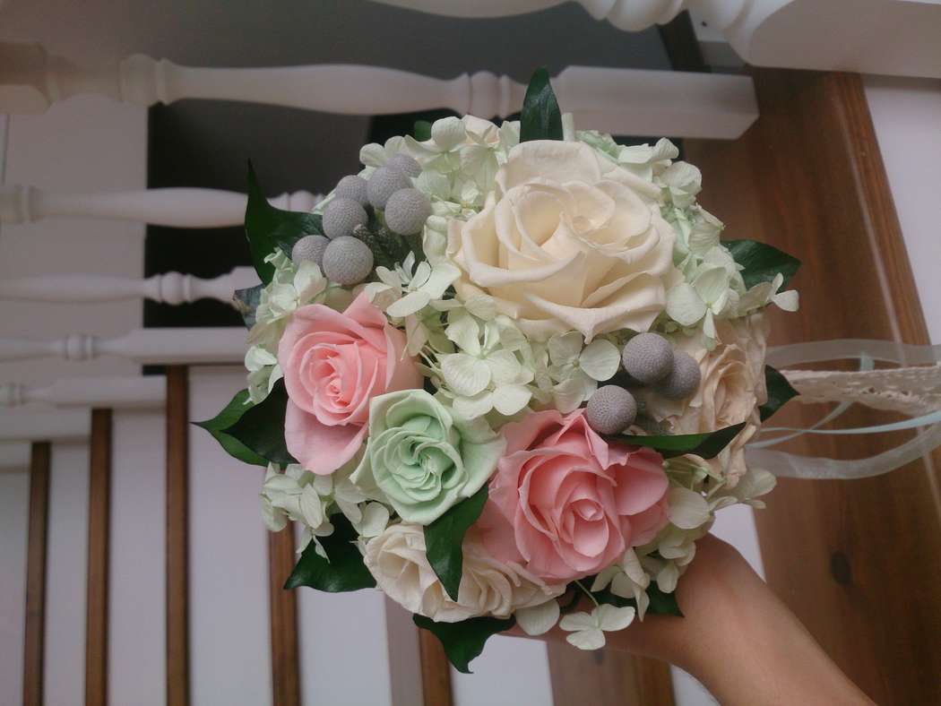Букет невесты из живых стабилизированных цветов. Не вянут до 3х лет - фото 2965703 Студия декора и флористики "AL decor"