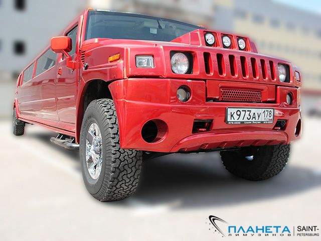 Hummer h2 «Candy red»