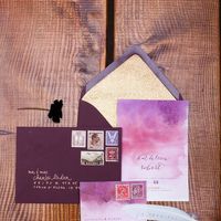 акварельные пригласительные