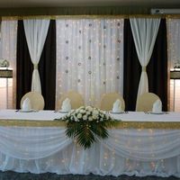 Бело-коричневое оформление свадьбы