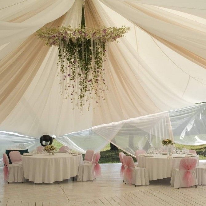 Декор шатра тканями - фото 3174799 ЭкоDekor - декор свадеб