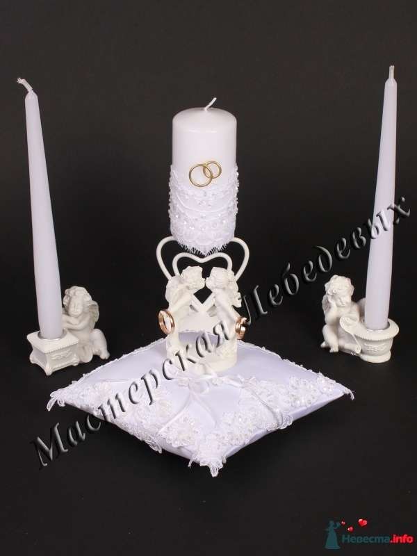 Фото 465129 в коллекции Свадебные свечи - Мастерская Лебедевых - свадебные аксессуары