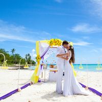 жених и невеста, съемка в Доминикане,  остров Саона, океан, поцелуй, любовь, счастье, молодость, свадьба