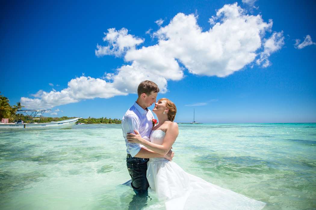 свадьба на острове Саона, Доминикана, любовь, поцелуй , море, небо - фото 3246577 Фотограф и организатор в Доминикане Елена Бухтоярова