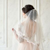 Свадебное платье Alysson.  Платье А-силуэта с кружевным лифом и юбкой из фатина. Пудровый отенок.