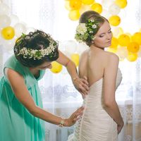Свадебный венок. Венок свидетельницы