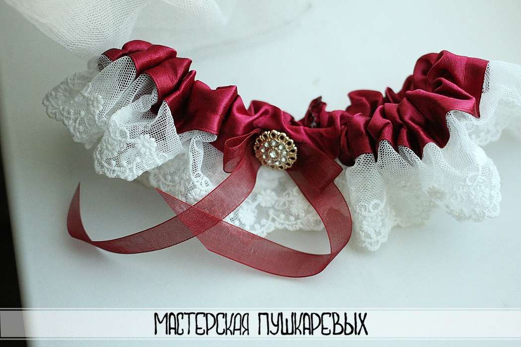 подвязка, подвязка невесты - фото 7548540 Мастерская Пушкаревых - авторский хендмейд