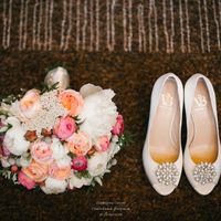 Букет невесты с пионами и пионовидными розами. Флорист Пашкова Ольга